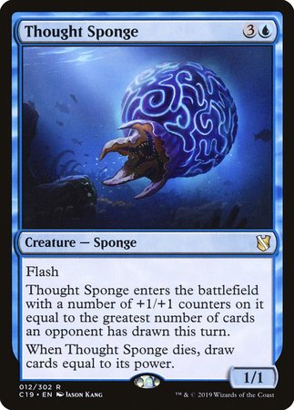 Thought Sponge [Commander 2019] | Tacoma Games