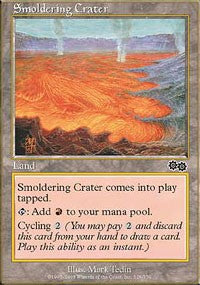 Smoldering Crater [Urza's Saga] | Tacoma Games