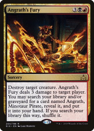 Angrath's Fury [Rivals of Ixalan] | Tacoma Games