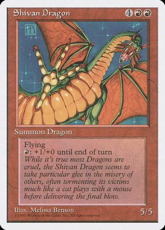 Shivan Dragon [Fourth Edition] | Tacoma Games