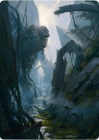 Swamp 2 Art Card [Zendikar Rising Art Series] | Tacoma Games