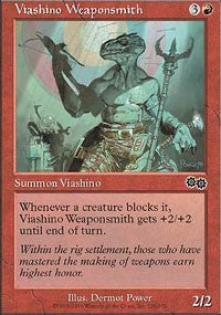 Viashino Weaponsmith [Urza's Saga] | Tacoma Games