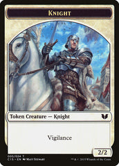 Knight (005) // Spirit (023) Double-Sided Token [Commander 2015 Tokens] | Tacoma Games