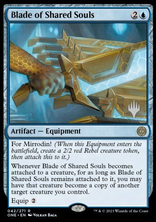 Blade of Shared Souls (Promo Pack) [Phyrexia: All Will Be One Promos] | Tacoma Games