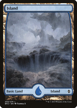 Island (259) - Full Art [Battle for Zendikar] | Tacoma Games