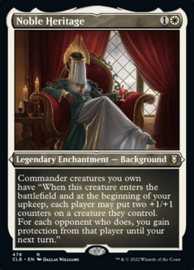 Noble Heritage (Foil Etched) [Commander Legends: Battle for Baldur's Gate] | Tacoma Games