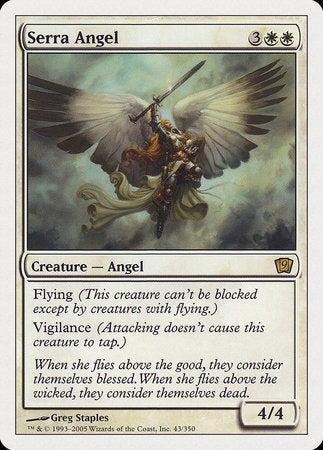 Serra Angel [Ninth Edition] | Tacoma Games