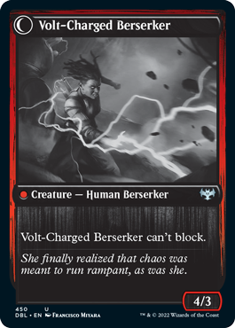 Voltaic Visionary // Volt-Charged Berserker [Innistrad: Double Feature] | Tacoma Games