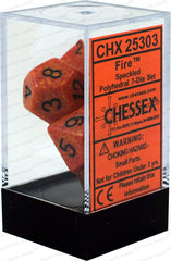 Chessex: Speckled Fire 7-Die Set | Tacoma Games