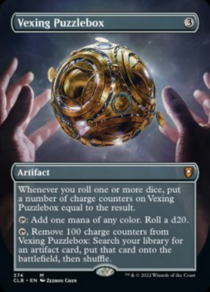 Vexing Puzzlebox (Borderless Alternate Art) [Commander Legends: Battle for Baldur's Gate] | Tacoma Games