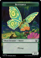 Butterfly // City's Blessing Double-Sided Token [March of the Machine Commander Tokens] | Tacoma Games