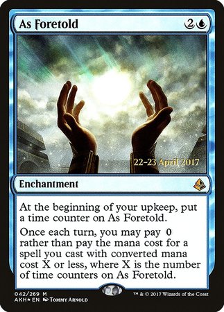 As Foretold [Amonkhet Promos] | Tacoma Games