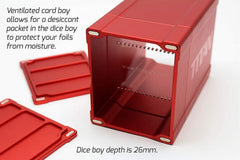 BOX GODS: TITAN DECK BOX - RED | Tacoma Games