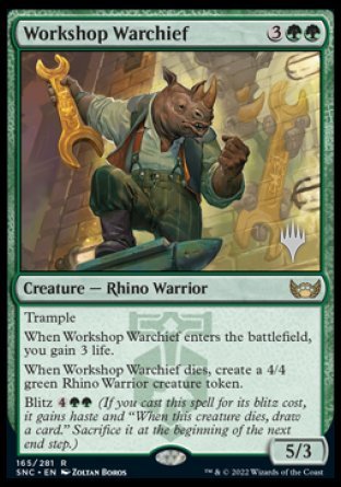 Workshop Warchief (Promo Pack) [Streets of New Capenna Promos] | Tacoma Games