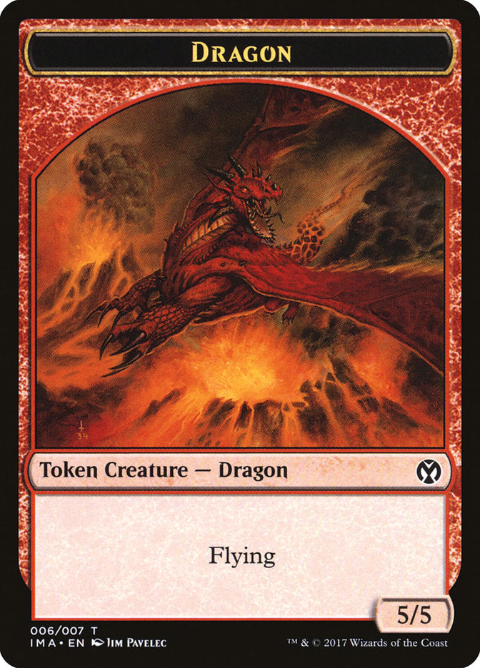 Dragon (006/007) [Iconic Masters Tokens] | Tacoma Games