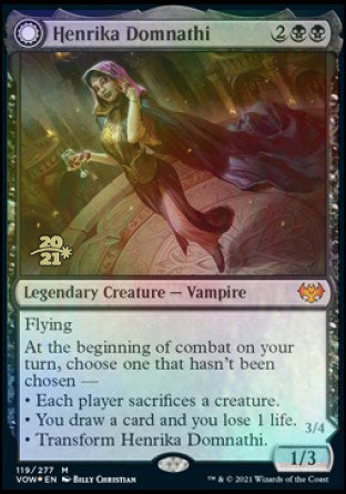 Henrika Domnathi // Henrika, Infernal Seer [Innistrad: Crimson Vow Prerelease Promos] | Tacoma Games