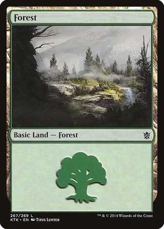 Forest (267) [Khans of Tarkir] | Tacoma Games