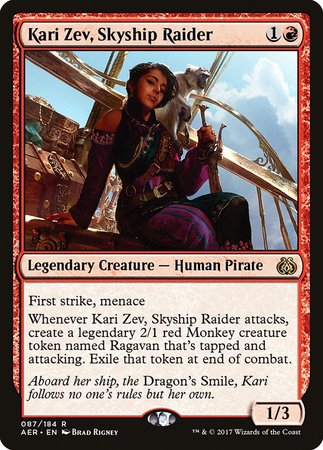 Kari Zev, Skyship Raider [Aether Revolt] | Tacoma Games