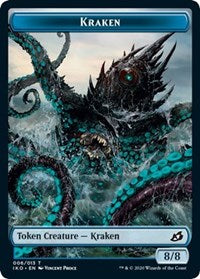 Kraken // Human Soldier (005) Double-sided Token [Ikoria: Lair of Behemoths Tokens] | Tacoma Games