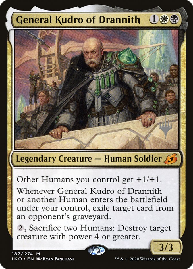 General Kudro of Drannith (Promo Pack) [Ikoria: Lair of Behemoths Promos] | Tacoma Games