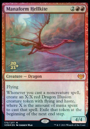 Manaform Hellkite [Innistrad: Crimson Vow Prerelease Promos] | Tacoma Games