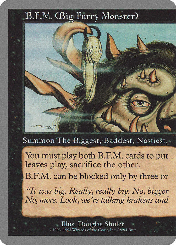 B.F.M. (Big Furry Monster) (28/94) [Unglued] | Tacoma Games