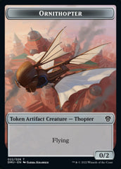 Bird (002) // Ornithopter Double-sided Token [Dominaria United Tokens] | Tacoma Games