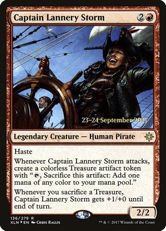 Captain Lannery Storm [Ixalan Promos] | Tacoma Games