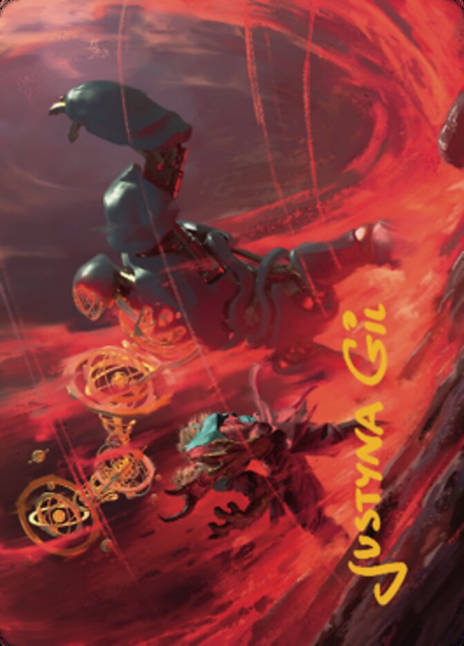 Twinferno Art Card (Gold-Stamped Signature) [Dominaria United Art Series] | Tacoma Games