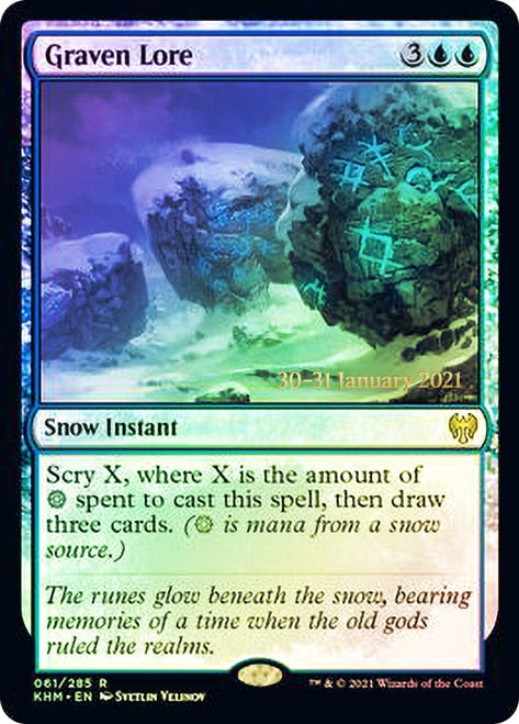 Graven Lore   [Kaldheim Prerelease Promos] | Tacoma Games