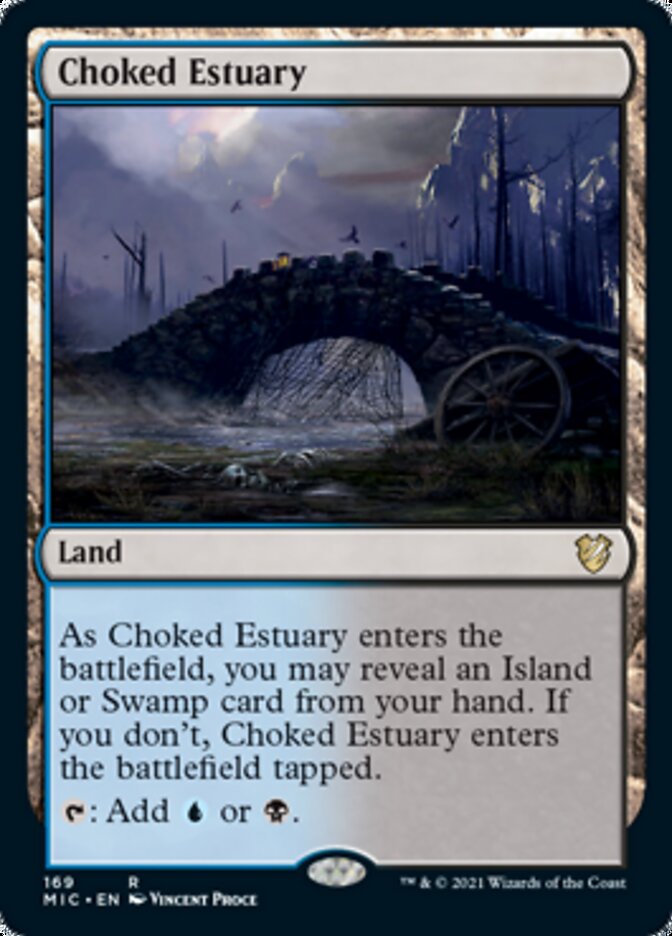 Choked Estuary [Innistrad: Midnight Hunt Commander] | Tacoma Games