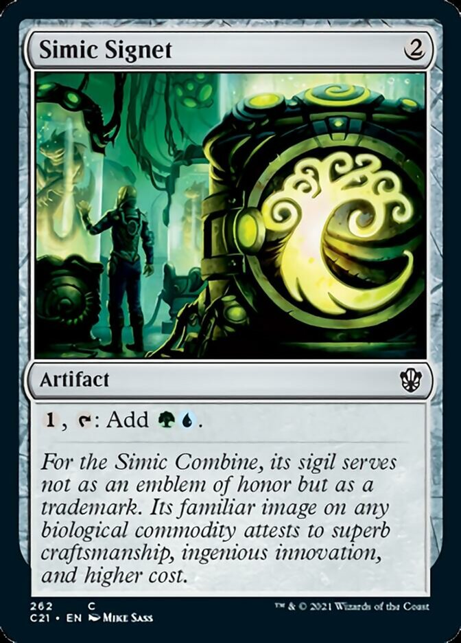 Simic Signet [Commander 2021] | Tacoma Games