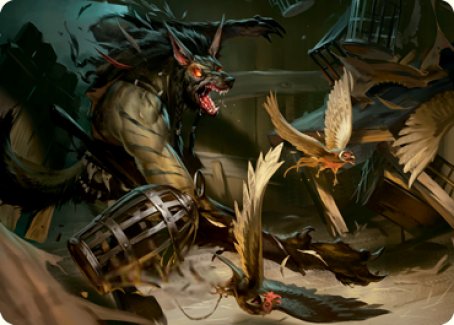 Wing Shredder Art Card [Innistrad: Midnight Hunt Art Series] | Tacoma Games