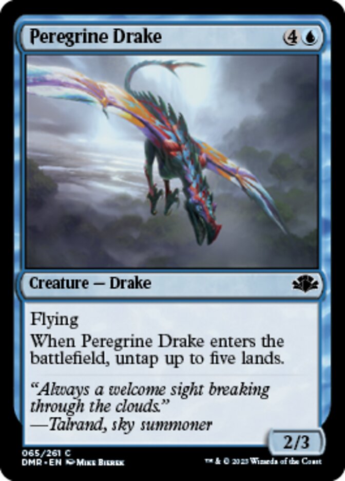 Peregrine Drake [Dominaria Remastered] | Tacoma Games