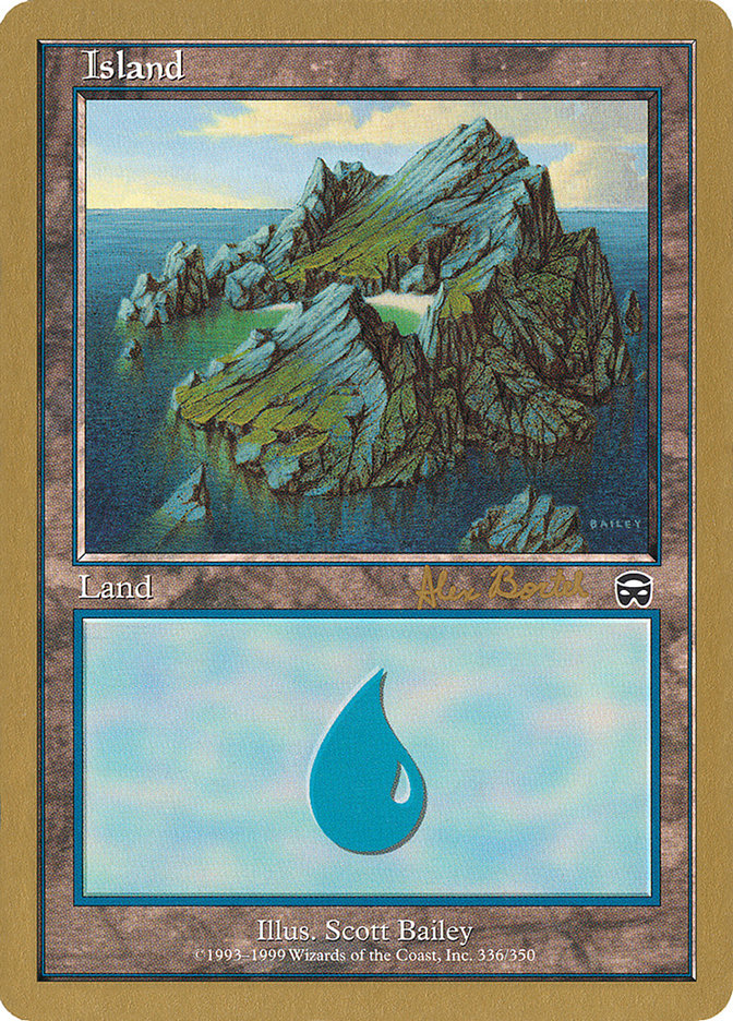 Island (ab336) (Alex Borteh) [World Championship Decks 2001] | Tacoma Games