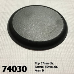 45mm Round Plastic Display Base (10) | Tacoma Games