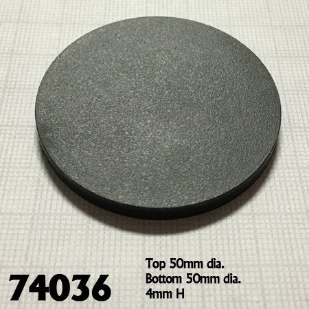 2" Round Plastic RPG Base (10) | Tacoma Games