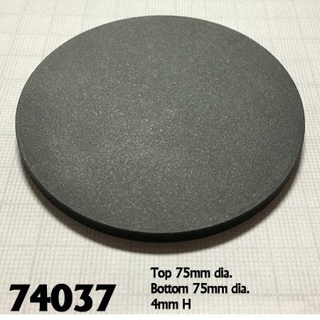 3" Round Plastic RPG Base (10) | Tacoma Games