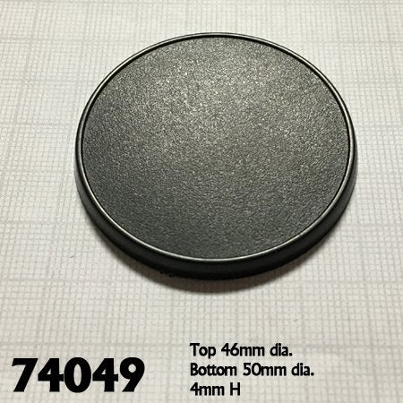 50mm Round Gaming Base (10) | Tacoma Games