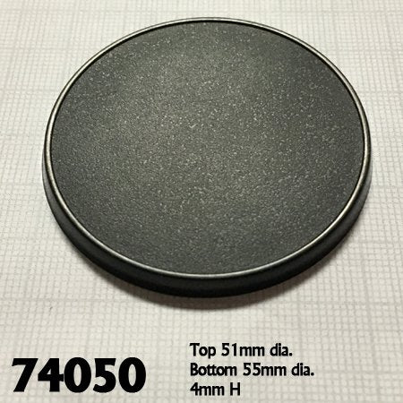 55mm Round Gaming Base (10 | Tacoma Games