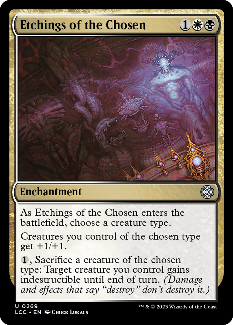 Etchings of the Chosen [The Lost Caverns of Ixalan Commander] | Tacoma Games