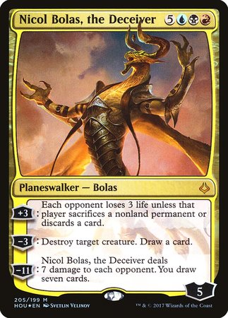 Nicol Bolas, the Deceiver [Hour of Devastation] | Tacoma Games