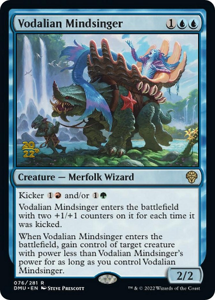 Vodalian Mindsinger [Dominaria United Prerelease Promos] | Tacoma Games