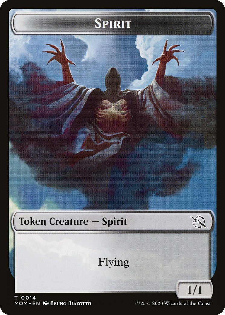 Phyrexian Myr // Spirit (14) Double-Sided Token [March of the Machine Tokens] | Tacoma Games