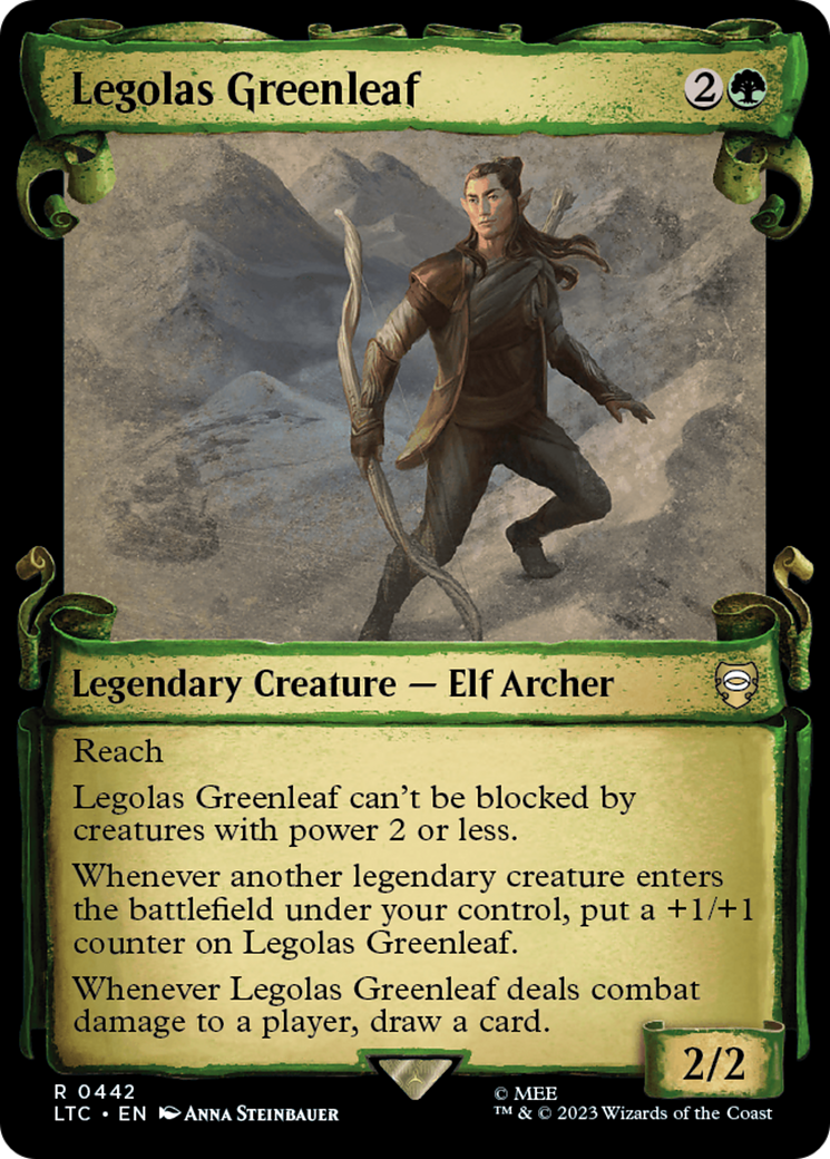 Legolas Greenleaf [The Lord of the Rings: Tales of Middle-Earth Commander Showcase Scrolls] | Tacoma Games