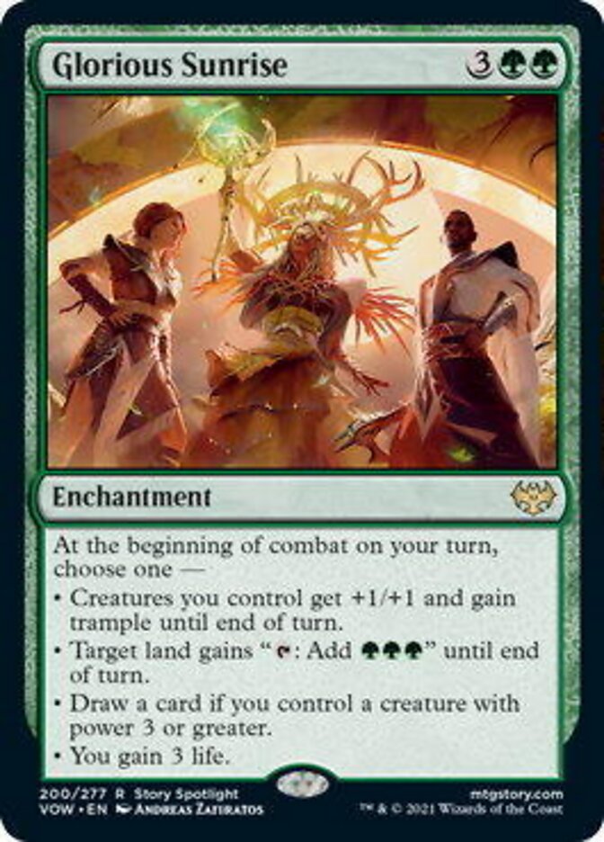 Glorious Sunrise [Innistrad: Crimson Vow] | Tacoma Games