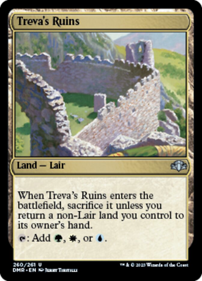 Treva's Ruins [Dominaria Remastered] | Tacoma Games