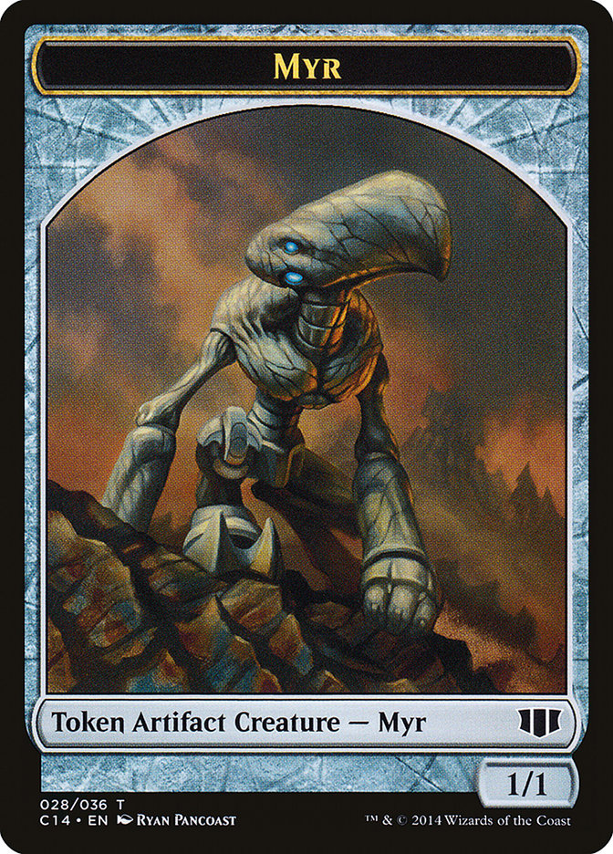 Myr // Pentavite Double-sided Token [Commander 2014 Tokens] | Tacoma Games