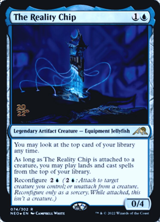 The Reality Chip [Kamigawa: Neon Dynasty Prerelease Promos] | Tacoma Games