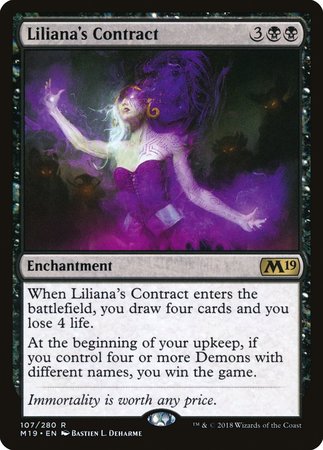 Liliana's Contract [Core Set 2019] | Tacoma Games